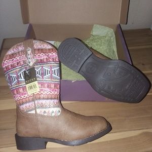 Little girl Roper cowgirl boots